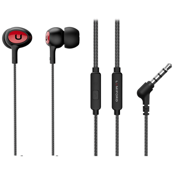 Buy LUMIFORD Ultimate U20 Wired Earphone with Mic In Ear Red